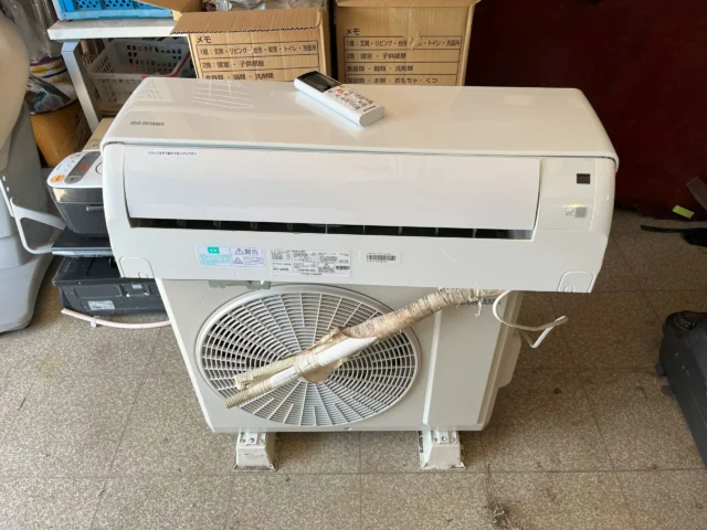 鹿児島市上荒田で引っ越しに伴い不要になったエアコンを買取しました｜アイリスオーヤマ2021年製