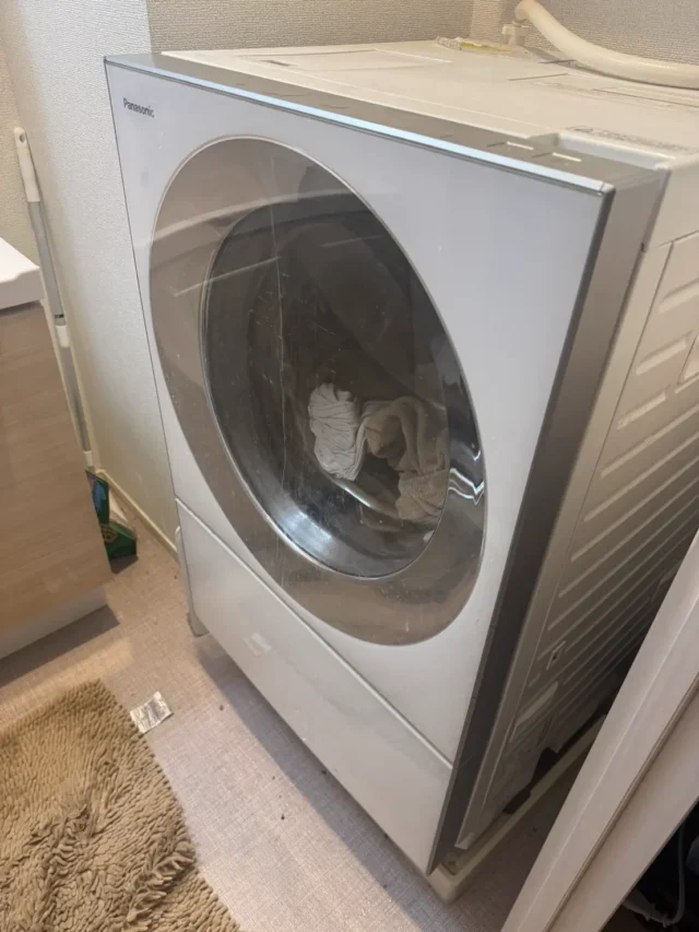 鹿児島市星ヶ峯で2017年製ドラム式洗濯機を無料回収しました｜故障品でも海外需要で0円回収