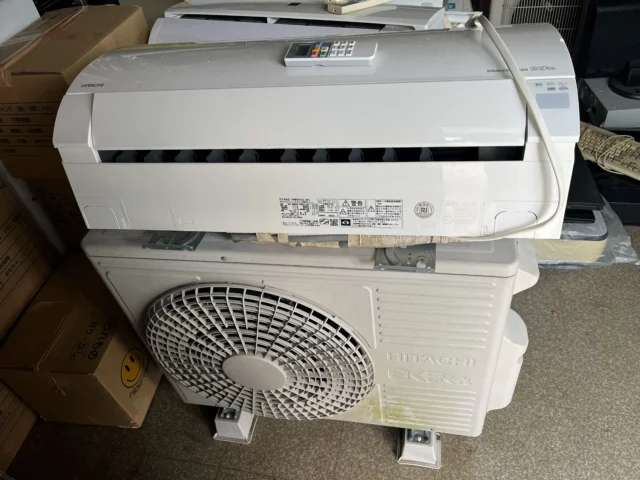 鹿児島市紫原でアパート2階のエアコンを無料回収しました｜引っ越しに伴う取り外し〜回収までワンストップ対応