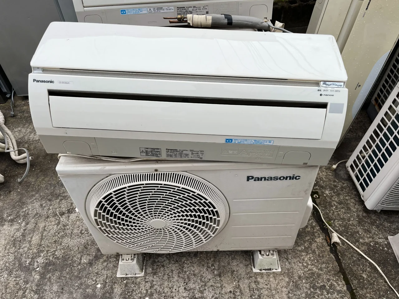 鹿児島市喜入で買い替えに伴うエアコン1台を無料回収しました｜アパート1階・取り外しから回収まで約25分