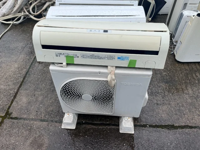 鹿児島市伊敷のアパート4階でエアコン・冷蔵庫・ガスコンロをまとめて回収しました｜引っ越しに伴う家電処分事例