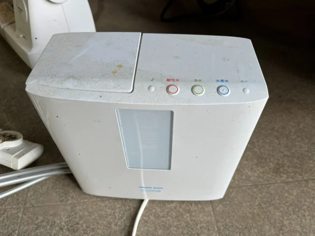 鹿児島市荒田で浄水器1台を無料回収しました｜取り外し済みの不要浄水器もスッキリ片付け