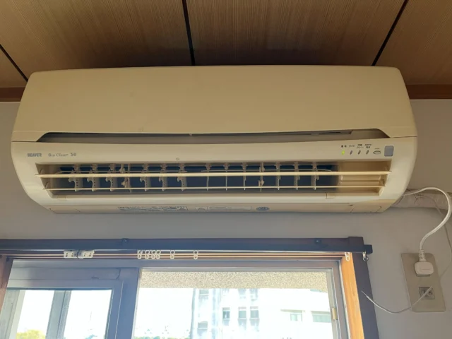 鹿児島市小川町のマンション3階で故障したエアコン1台を無料回収しました｜取り外しから回収まで