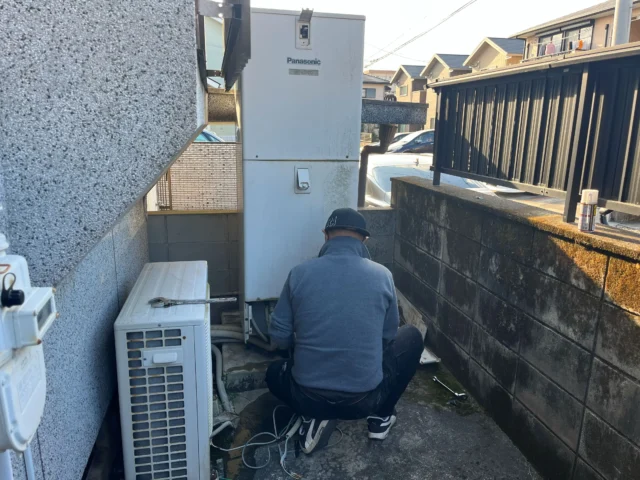 鹿児島市桜ケ丘でエコキュートを無料回収しました｜実家解体に伴う取り外し〜回収まで対応