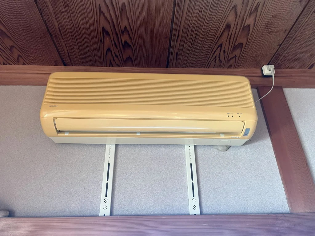 エアコン無料回収取り外し前