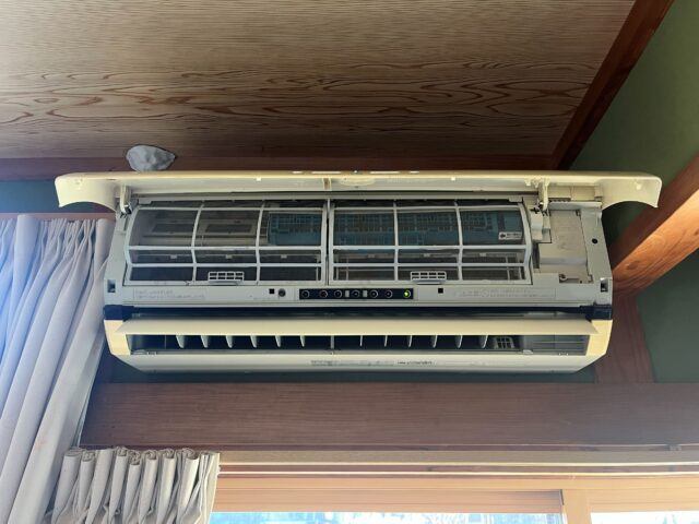 【作業実績】薩摩川内市樋脇の平屋でエアコン1台を無料回収（室外機地面置き）（2026年3月）